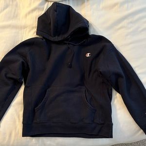 Champion Navy Blue Reverse Weave Hoodie 🔵